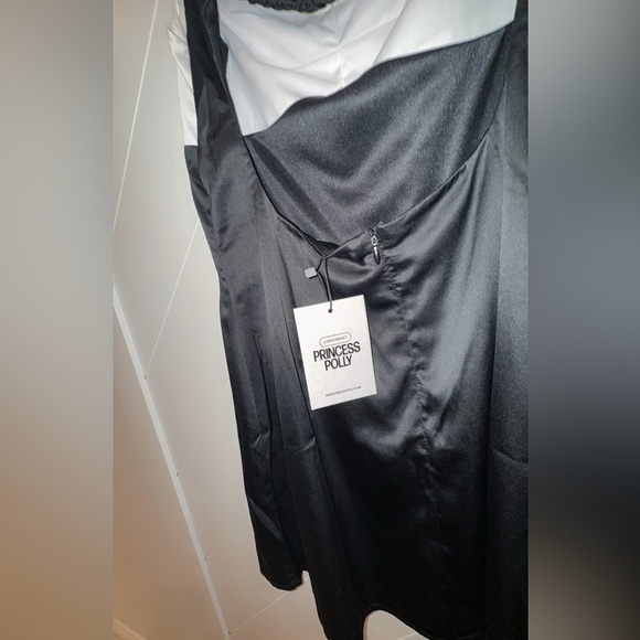 New with Tags Princess Polly Fabulous Mini Dress Black/White Size: 8 - Picture 8 of 11
